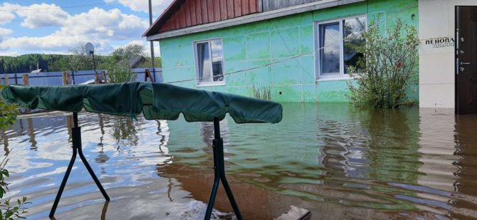 На территории посёлка Тюлькино в Соликамском районе напряжённая паводковая обстановка сохраняется